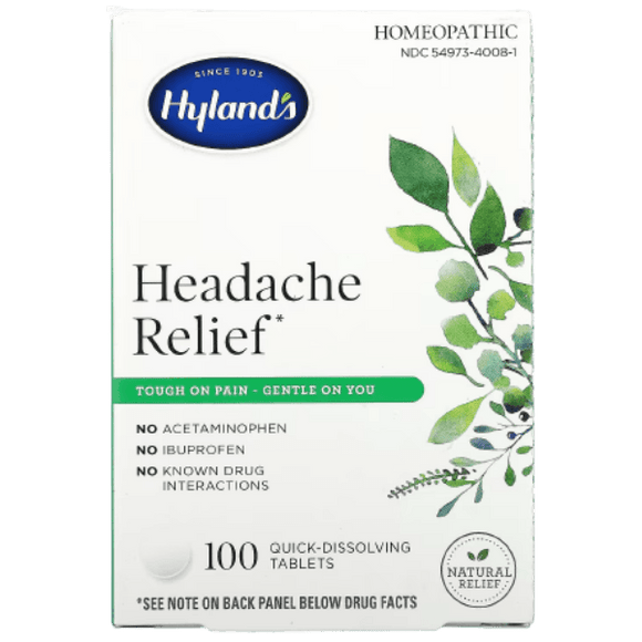 Hyland's Headache Relief 100 Quick-Dissolving Tablets