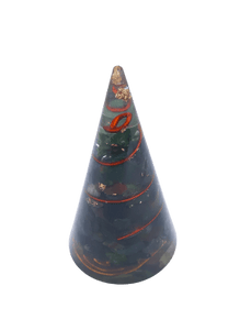 Bloodstone Orgone Crystal Stone Cone