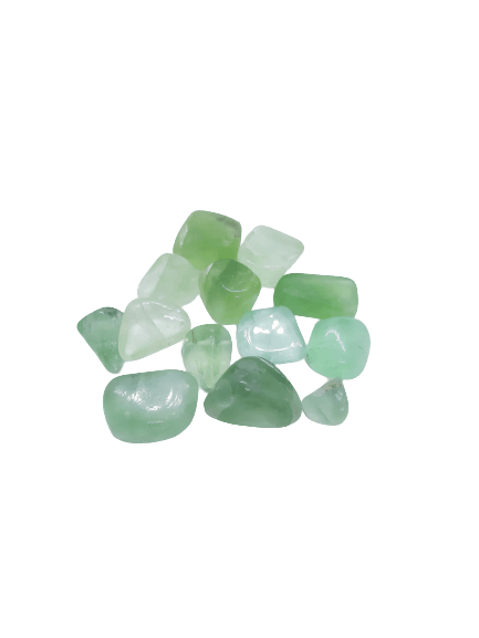 Green Flourite Tumbled Crystal Stone