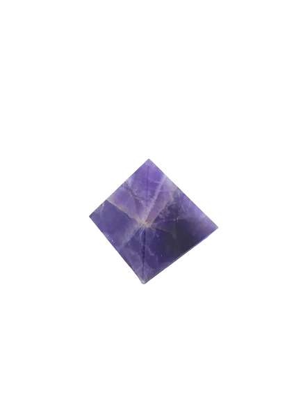 Amethyst Tumbled Crystal Stone Pyramid