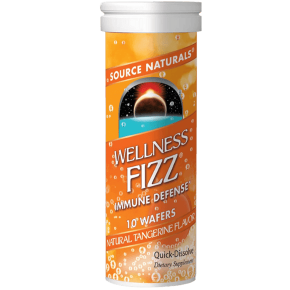 Source Naturals Wellness Fizz™ Natural Tangerine 10 Wafers