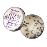 Healing Soy Candle with Crystals & Dried Herbs