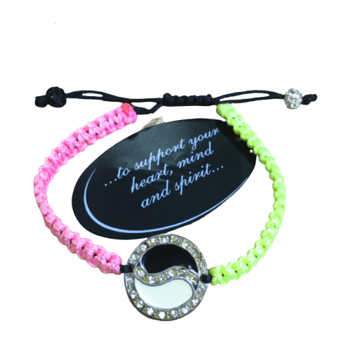 Yin Yang Kid Adjustable Cord Bracelet